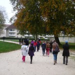 Jeu de piste dans le parc du château de Pouilly