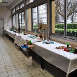 Exposition des maquettes des aménagements des classes médiatrices.