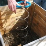 Brassage d'un compost