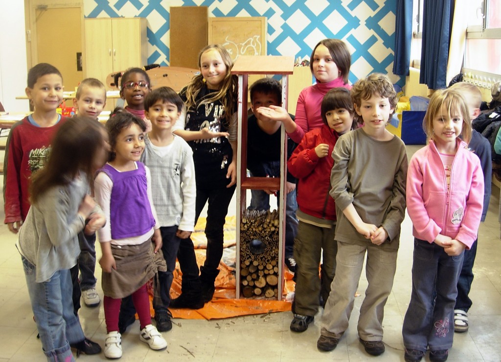 Le premier hôtel, initié par les enfants des centres Marie-Noël et Anjou